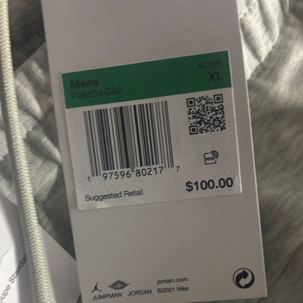 Jordan Gray Jumpman Hoodie and Sweatpants Set size XL - Picture 6 of 6